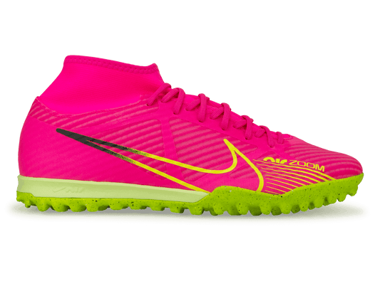 Nike Men's Zoom Mercurial Superfly 9 Academy TF Pink/Volt
