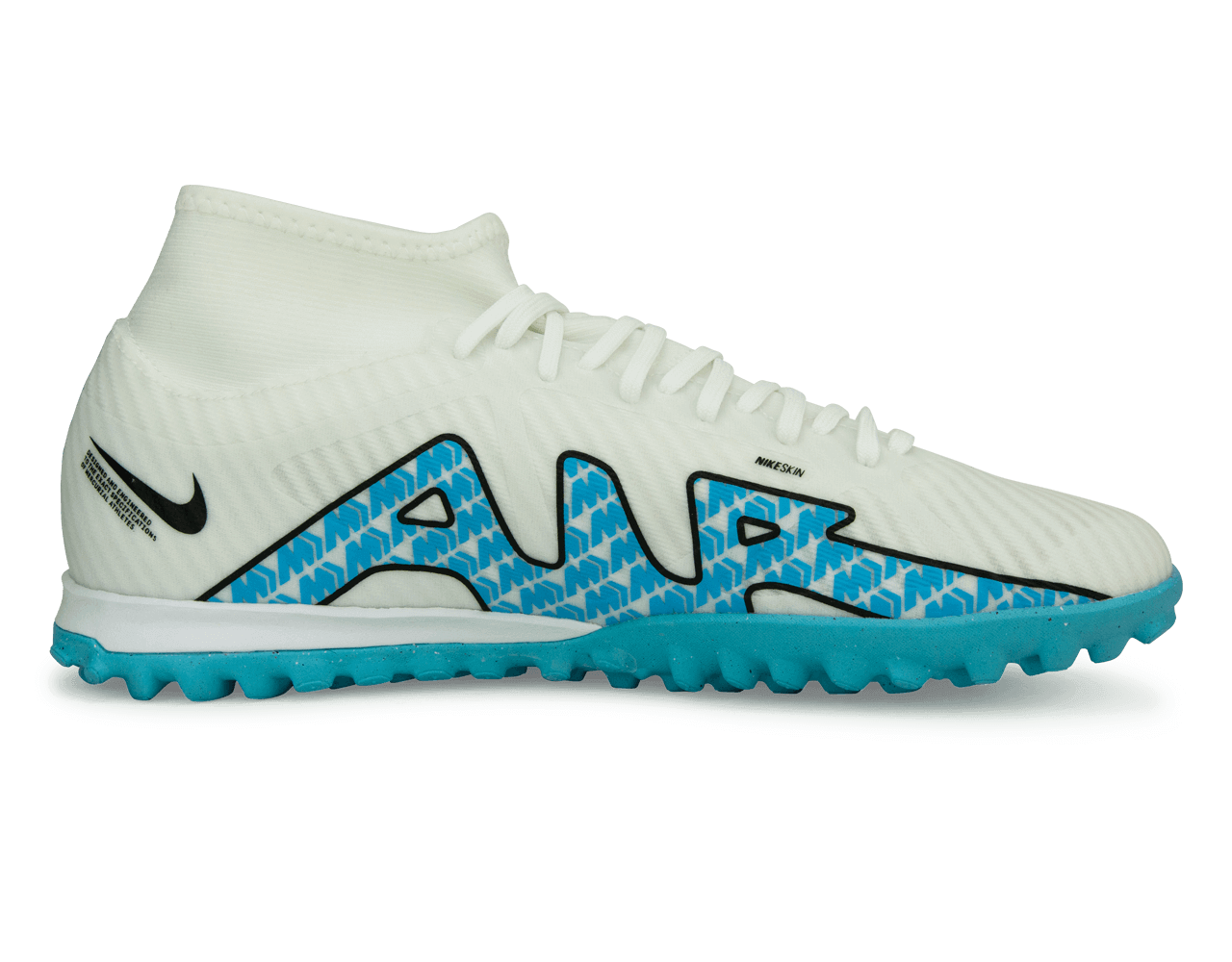 Nike Men's Zoom Mercurial Superfly 9 Academy TF White/Pink Blast