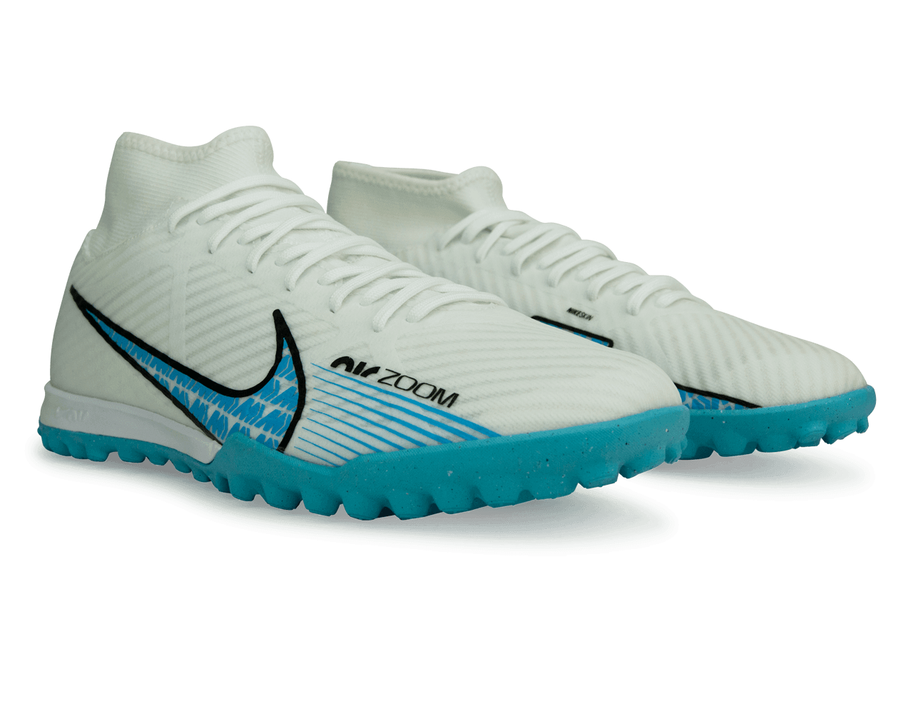 Nike Men's Zoom Mercurial Superfly 9 Academy TF White/Pink Blast