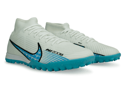 Nike Men's Zoom Mercurial Superfly 9 Academy TF White/Pink Blast