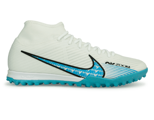 Nike Men's Zoom Mercurial Superfly 9 Academy TF White/Pink Blast