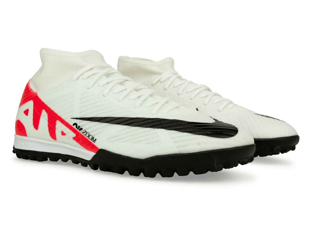 Nike Men's Zoom Mercurial Superfly 9 Academy TF White/Red