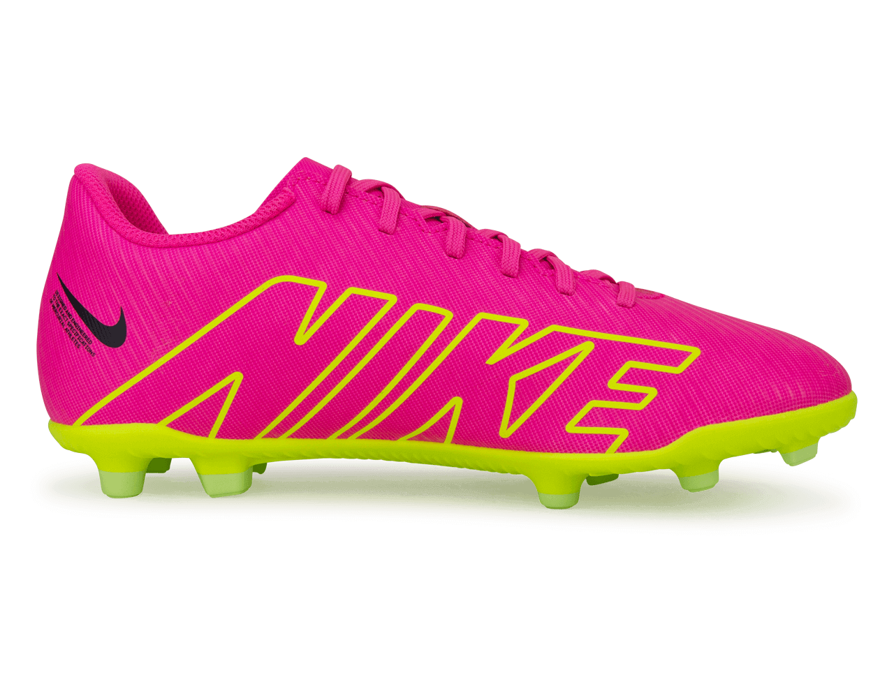Nike Kids Zoom Mercurial Vapor 15 Club FG/MG Pink/Volt