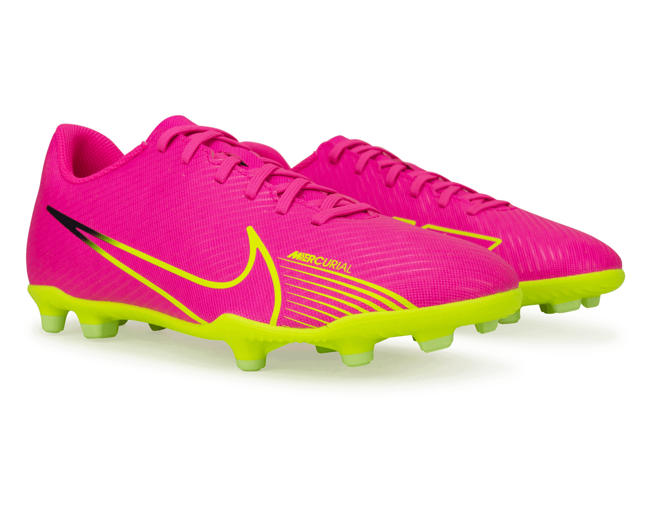 Nike Kids Zoom Mercurial Vapor 15 Club FG/MG Pink/Volt