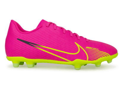 Nike Kids Zoom Mercurial Vapor 15 Club FG/MG Pink/Volt