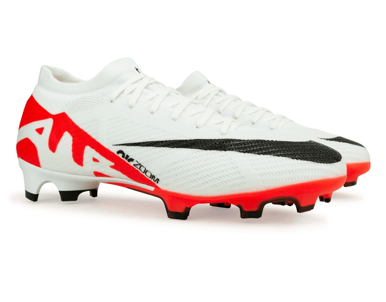 Nike Men's Zoom Mercurial Vapor 15 Pro FG White/Red