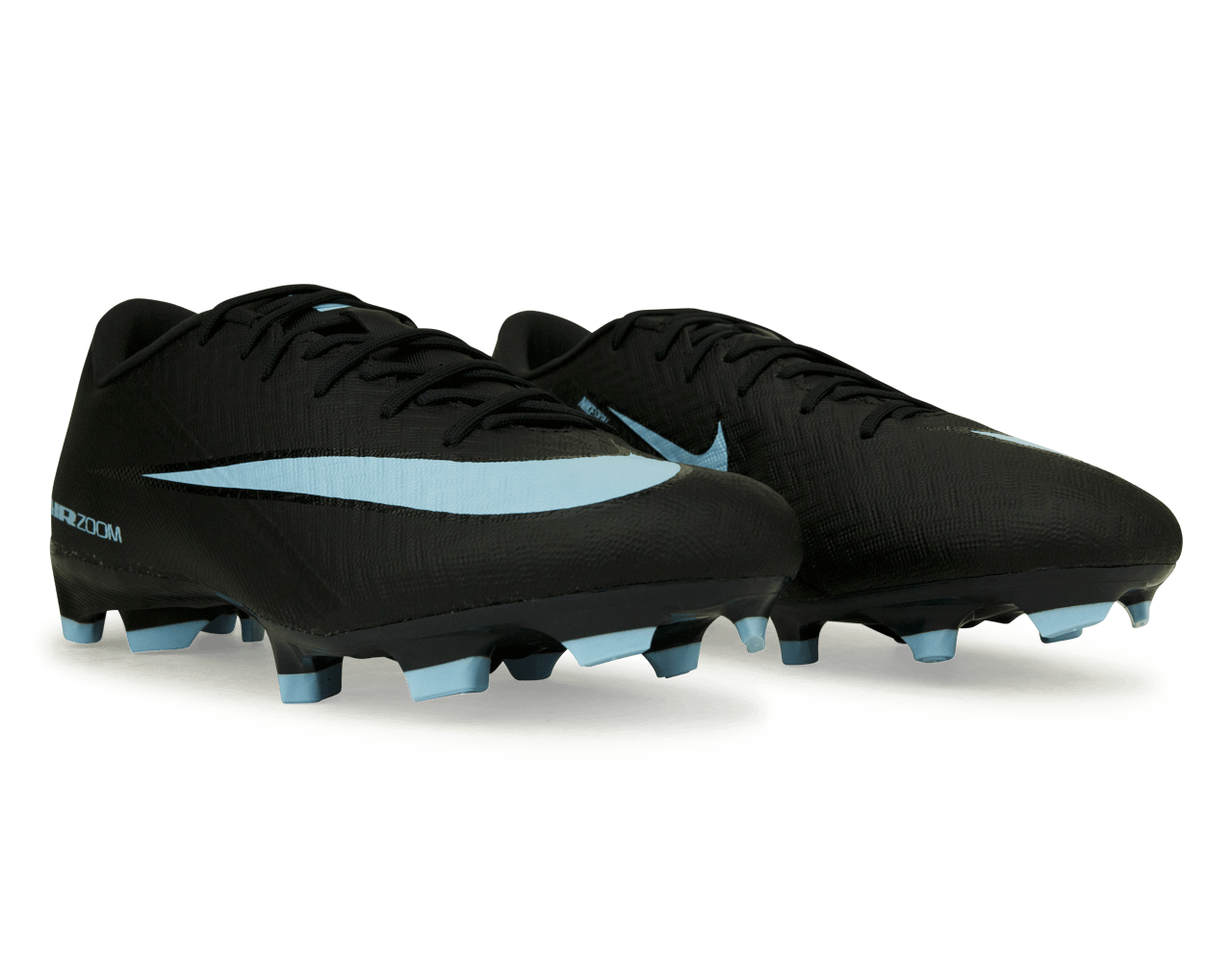 Nike Men's Zoom Mercurial Vapor 16 Academy FG/MG Black/Ice Blue