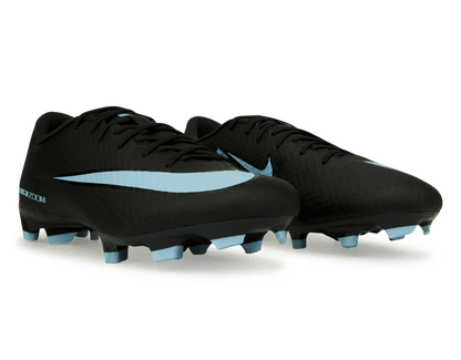 Nike Men's Zoom Mercurial Vapor 16 Academy FG/MG Black/Ice Blue