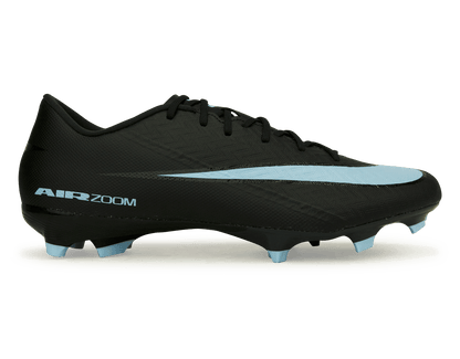 Nike Men's Zoom Mercurial Vapor 16 Academy FG/MG Black/Ice Blue