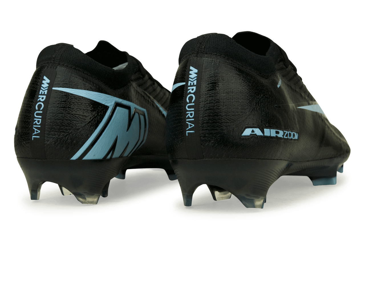 Nike Men's Zoom Mercurial Vapor 16 Elite FG Black/Ice Blue