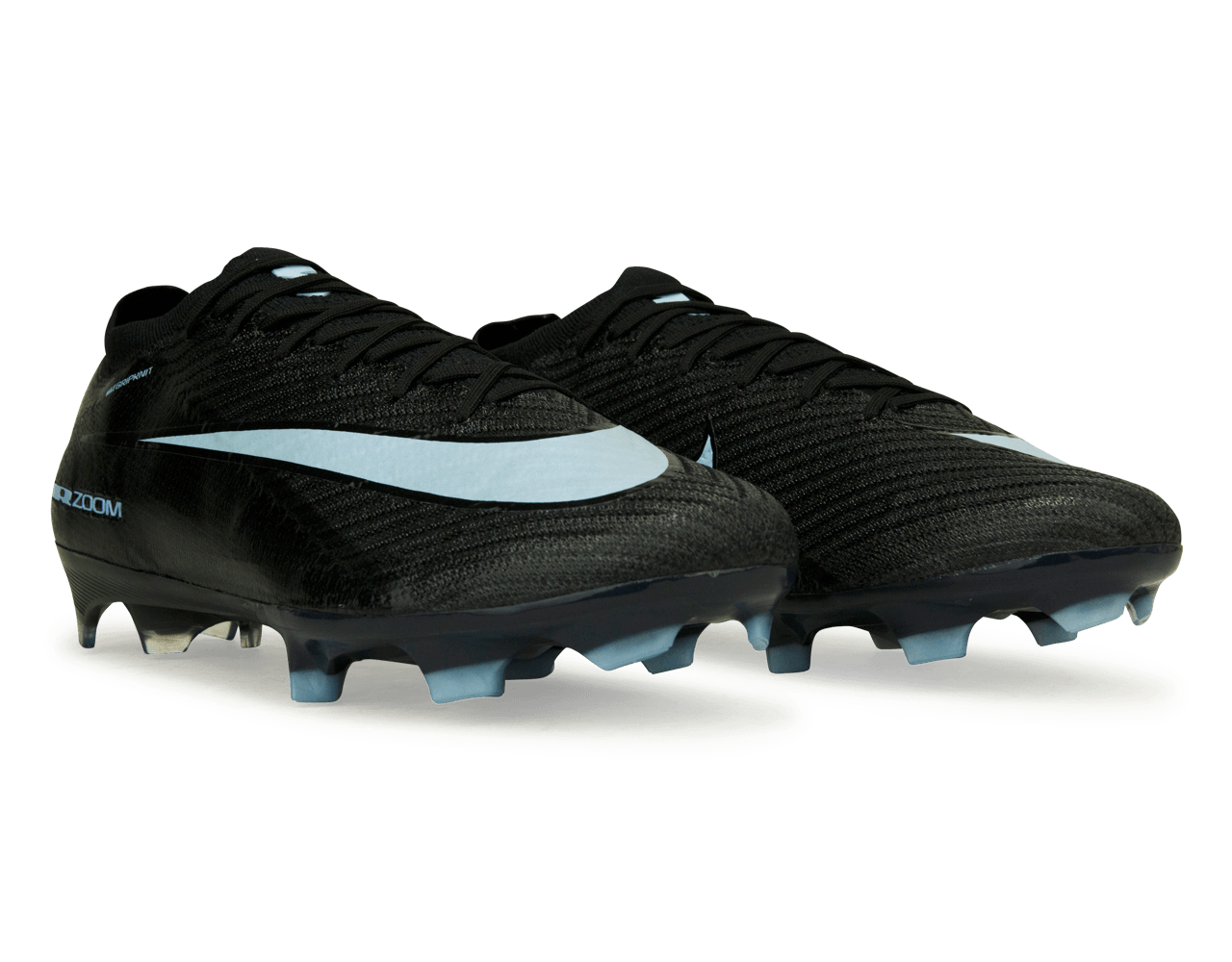 Nike Men's Zoom Mercurial Vapor 16 Elite FG Black/Ice Blue