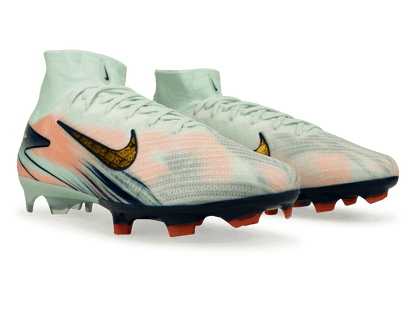 Nike Men's Zoom Mercurial Superfly 10 Elite MDS 009 FG Barely Green/Metallic Gold