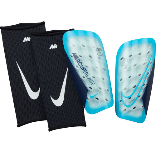 Nike Mercurial Lite Shin Guards Blue Fury/Black