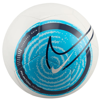 Nike Phantom Pitch Ball White/Blue Fury