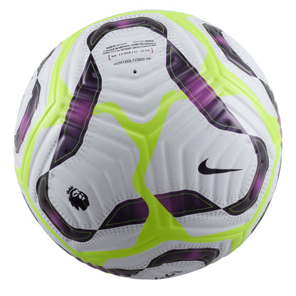 Nike Premier League 2024/25 Flight Official Match Ball White/Bold Berry