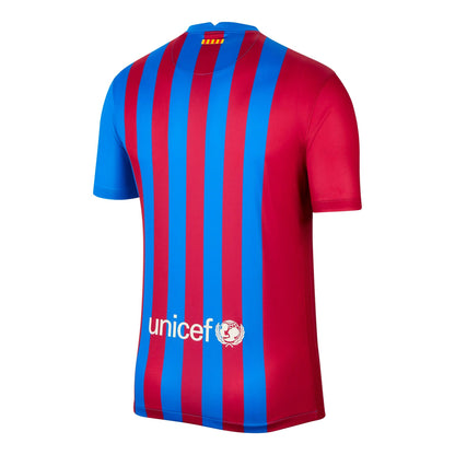 Nike Kids FC Barcelona 2021/22 Home Jersey Soar/Pale Ivory