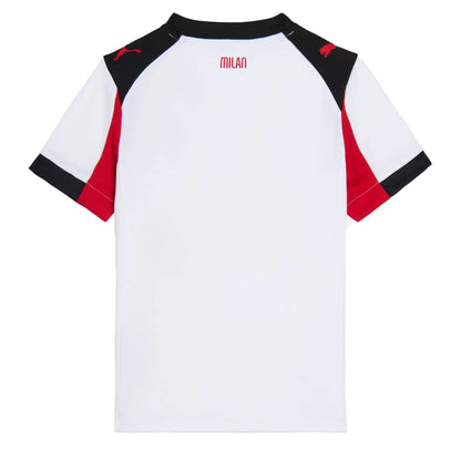 PUMA Kids AC Milan 2025/26 Away Jersey White/Black/Red