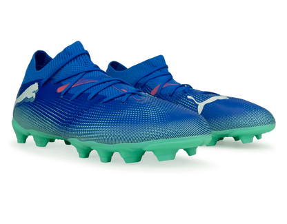 PUMA Kids Future 7 Match FG/AG Bluemazing/White