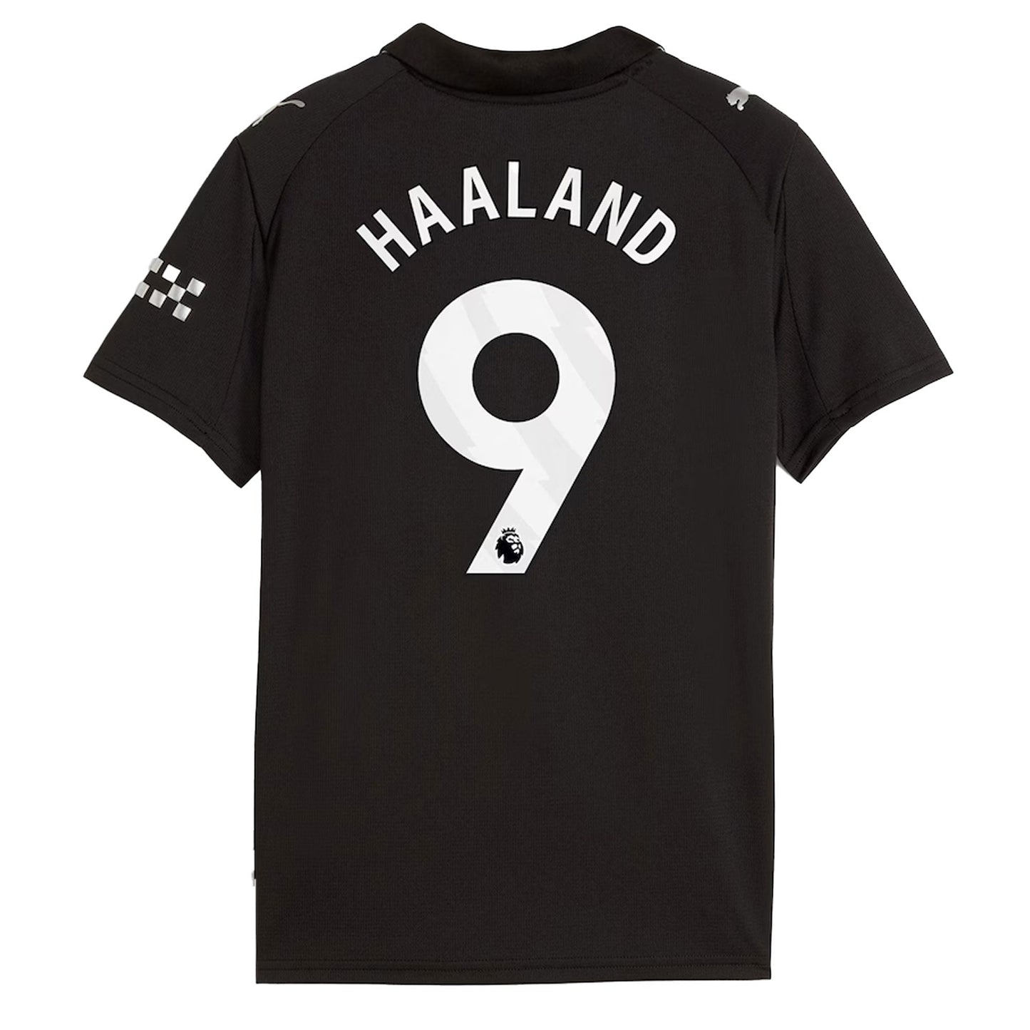 PUMA Kids Manchester City 2025/26 Away Jersey w/ Haaland #9 Printing