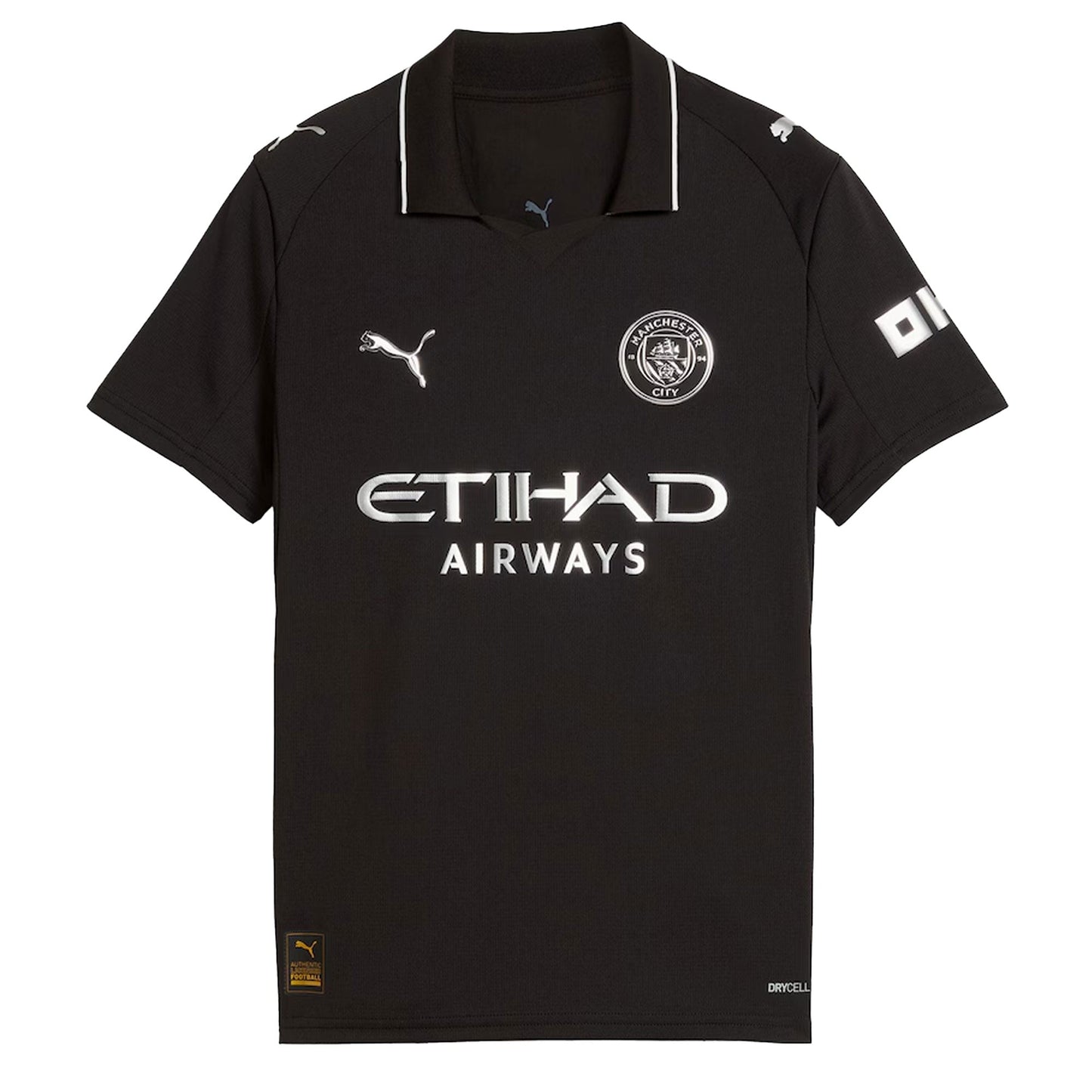 PUMA Kids Manchester City 2025/26 Away Jersey w/ Haaland #9 Printing
