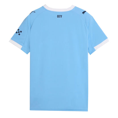PUMA Kids Manchester City 2025/26 Home Jersey Team Light Blue/White