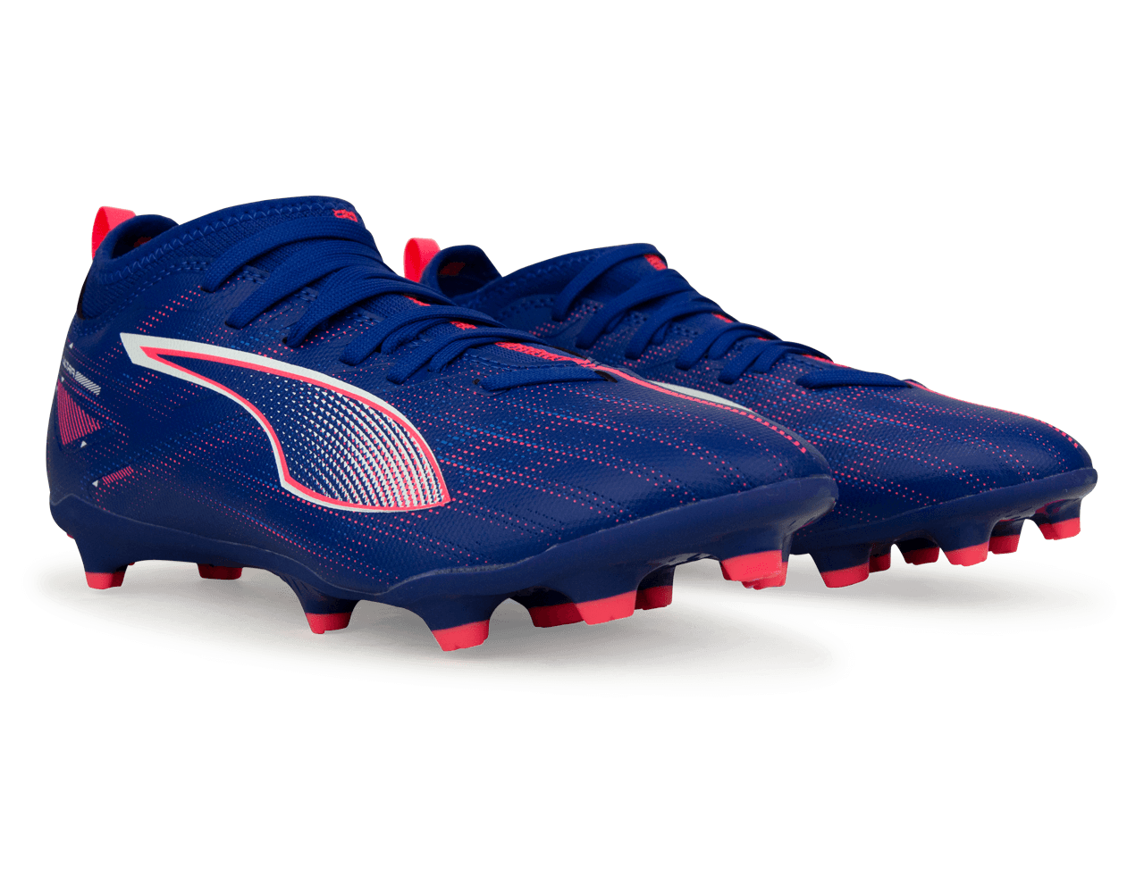 PUMA Kids Ultra 5 Match FG/AG Lapis Lazuli/White