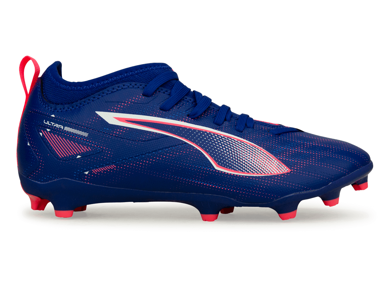 PUMA Kids Ultra 5 Match FG/AG Lapis Lazuli/White