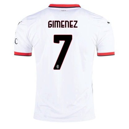 PUMA Men's AC Milan 2024/25 Away Jersey w/ Gimenez #7 Printing