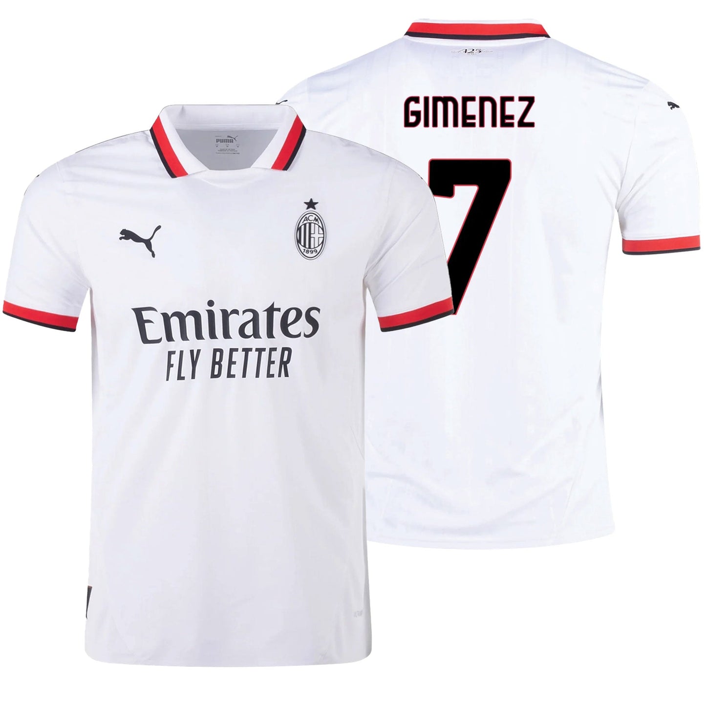 PUMA Men's AC Milan 2024/25 Away Jersey w/ Gimenez #7 Printing