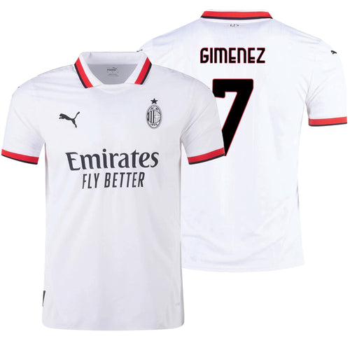 PUMA Men's AC Milan 2024/25 Away Jersey w/ Gimenez #7 Printing