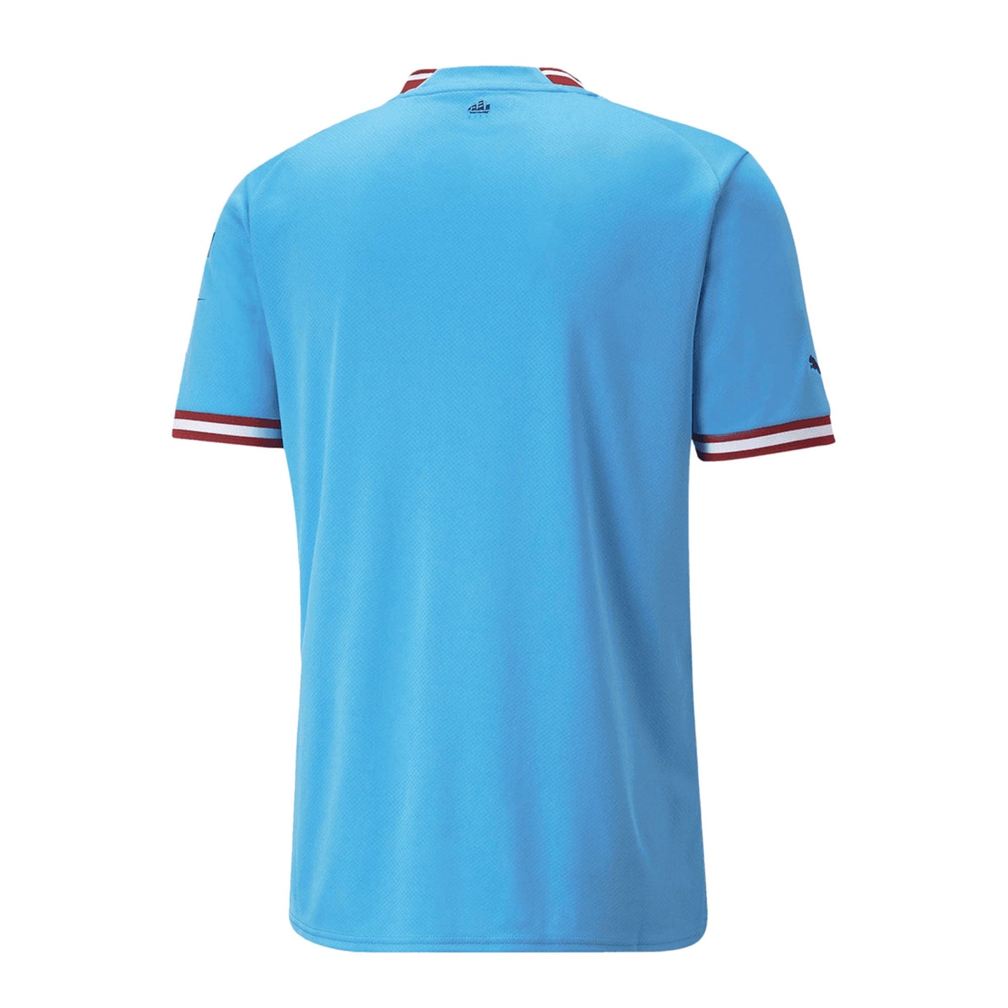 PUMA Men's Manchester City 2022/23 Home Jersey Light Blue/Red