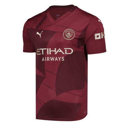PUMA Men's Manchester City 2024/25 Third Jersey w/ Haaland #9 Printing