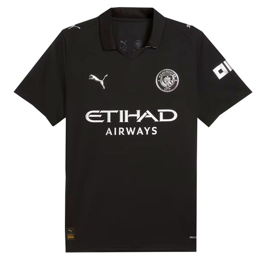 PUMA Men's Manchester City 2025/26 Away Jersey Black/White