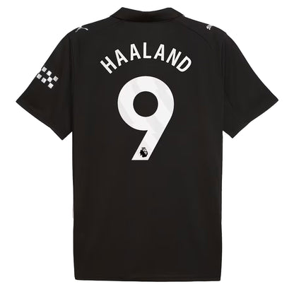 PUMA Men's Manchester City 2025/26 Away Jersey w/ Haaland #9 Printing