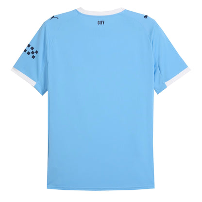 PUMA Men's Manchester City 2025/26 Home Jersey Team Light Blue/White