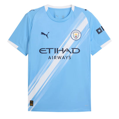 PUMA Men's Manchester City 2025/26 Home Jersey Team Light Blue/White