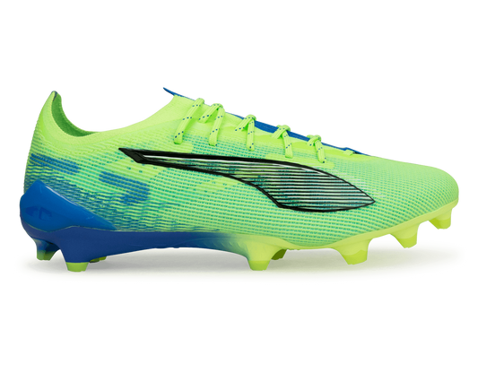 PUMA Men's Ultra 5 Ultimate FG/AG Fizzy Apple/Puma White