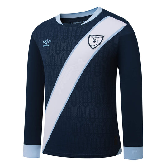 Umbro Men's Guatemala 2025/26 Long Sleeve Away Jersey Blue