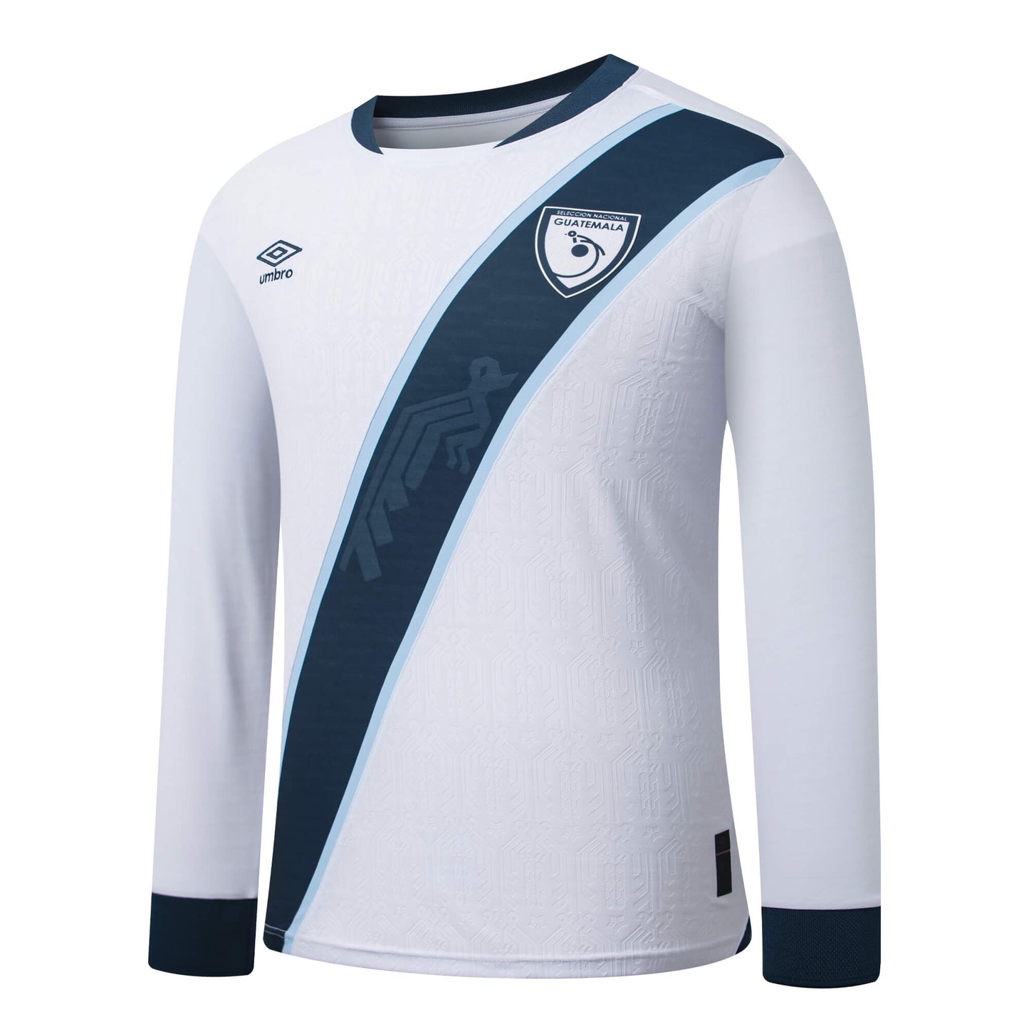 Umbro Men's Guatemala 2025/26 Long Sleeve Home Jersey White